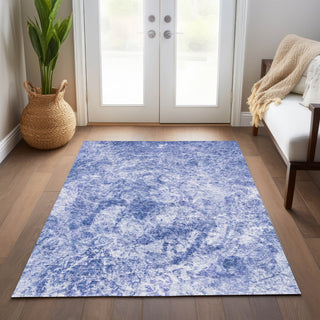 Piper Looms Chantille Organic ACN553 Blue Area Rug