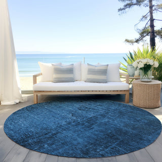 Piper Looms Chantille Organic ACN554 Navy Area Rug