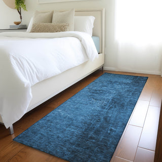 Piper Looms Chantille Organic ACN554 Navy Area Rug