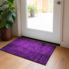 Piper Looms Chantille Organic ACN554 Purple Area Rug