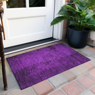 Piper Looms Chantille Organic ACN554 Purple Area Rug