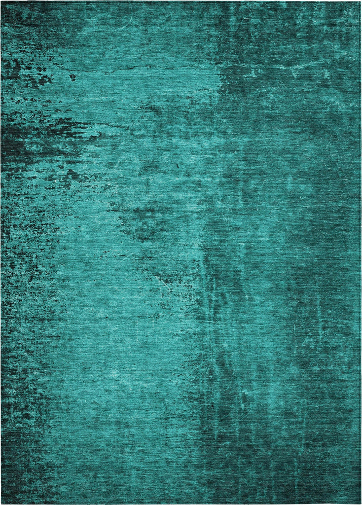 Piper Looms Chantille Organic ACN554 Teal Area Rug