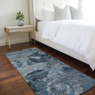 Piper Looms Chantille Organic ACN555 Denim Area Rug