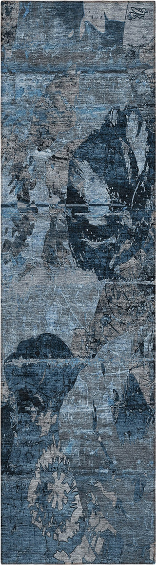 Piper Looms Chantille Organic ACN555 Denim Area Rug