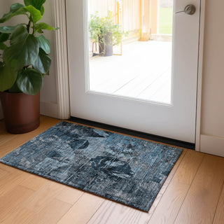 Piper Looms Chantille Organic ACN555 Denim Area Rug