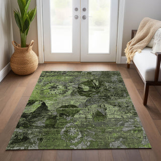 Piper Looms Chantille Organic ACN555 Green Area Rug