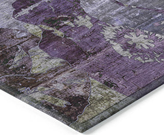 Piper Looms Chantille Organic ACN555 Purple Area Rug