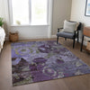 Piper Looms Chantille Organic ACN555 Purple Area Rug