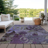 Piper Looms Chantille Organic ACN555 Purple Area Rug