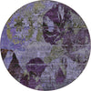 Piper Looms Chantille Organic ACN555 Purple Area Rug