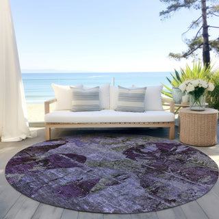 Piper Looms Chantille Organic ACN555 Purple Area Rug