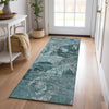 Piper Looms Chantille Organic ACN555 Teal Area Rug