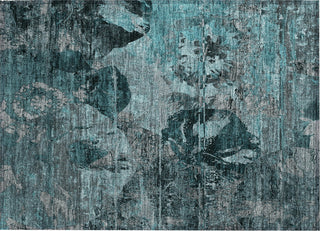 Piper Looms Chantille Organic ACN555 Teal Area Rug