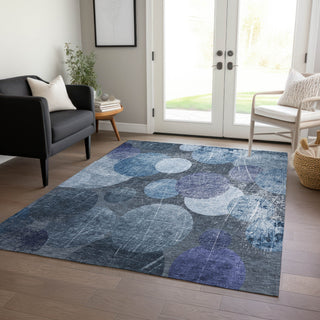 Piper Looms Chantille Organic ACN556 Blue Area Rug