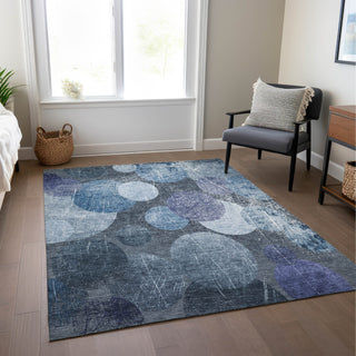 Piper Looms Chantille Organic ACN556 Blue Area Rug