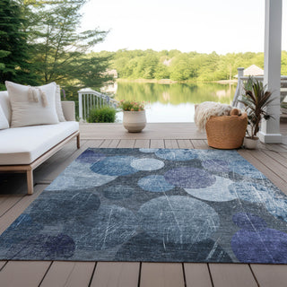 Piper Looms Chantille Organic ACN556 Blue Area Rug