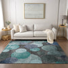 Piper Looms Chantille Organic ACN556 Teal Area Rug