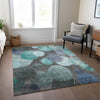 Piper Looms Chantille Organic ACN556 Teal Area Rug