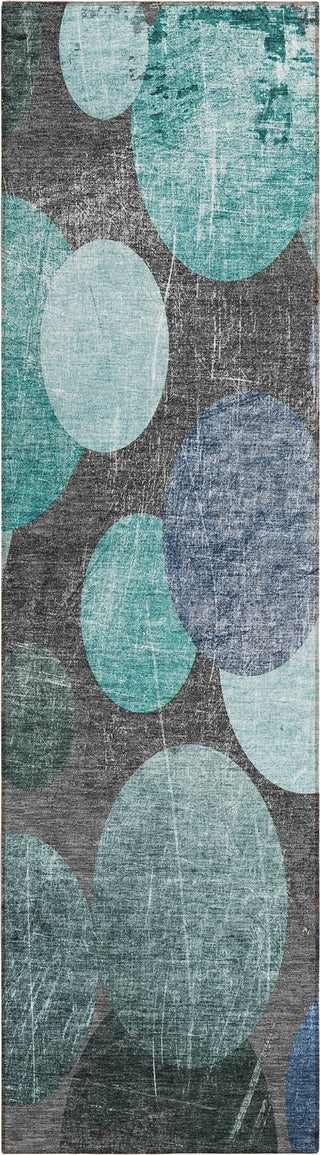 Piper Looms Chantille Organic ACN556 Teal Area Rug