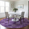 Piper Looms Chantille Organic ACN557 Eggplant Area Rug