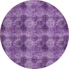 Piper Looms Chantille Organic ACN557 Eggplant Area Rug