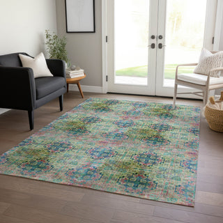 Piper Looms Chantille Organic ACN557 Green Area Rug