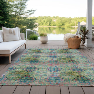 Piper Looms Chantille Organic ACN557 Green Area Rug