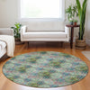 Piper Looms Chantille Organic ACN557 Green Area Rug