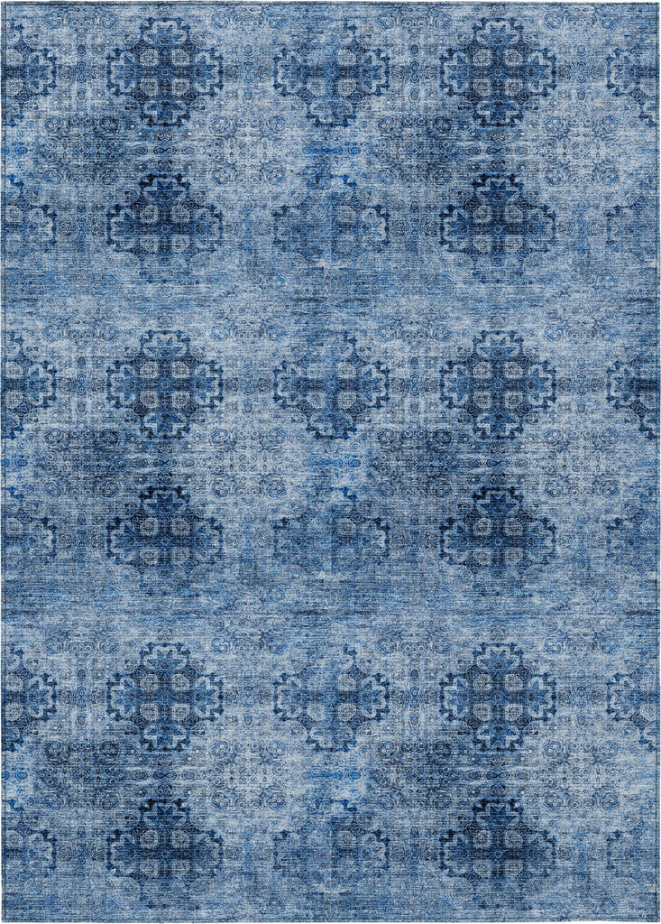 Piper Looms Chantille Organic ACN557 Navy Area Rug