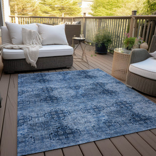 Piper Looms Chantille Organic ACN557 Navy Area Rug