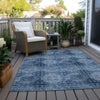 Piper Looms Chantille Organic ACN557 Navy Area Rug