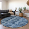 Piper Looms Chantille Organic ACN557 Navy Area Rug