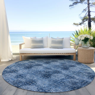 Piper Looms Chantille Organic ACN557 Navy Area Rug