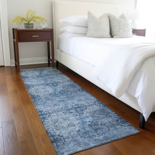 Piper Looms Chantille Organic ACN557 Navy Area Rug