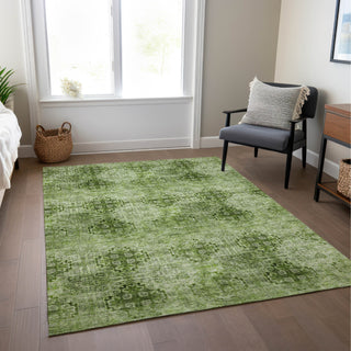 Piper Looms Chantille Organic ACN557 Olive Area Rug