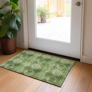 Piper Looms Chantille Organic ACN557 Olive Area Rug