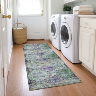 Piper Looms Chantille Organic ACN557 Purple Area Rug