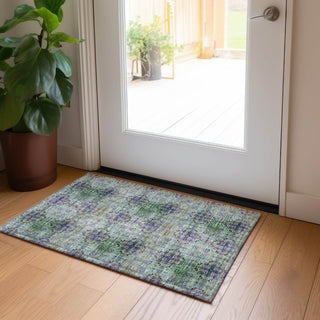 Piper Looms Chantille Organic ACN557 Purple Area Rug