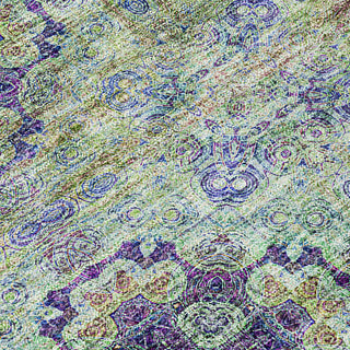 Piper Looms Chantille Organic ACN557 Purple Area Rug