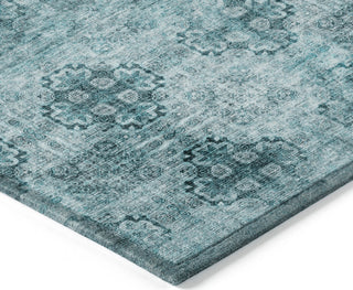 Piper Looms Chantille Organic ACN557 Teal Area Rug