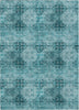 Piper Looms Chantille Organic ACN557 Teal Area Rug