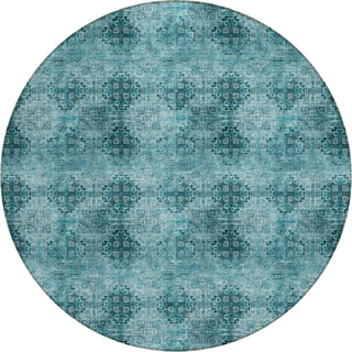 Piper Looms Chantille Organic ACN557 Teal Area Rug