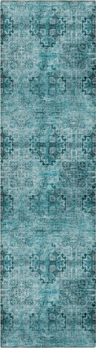 Piper Looms Chantille Organic ACN557 Teal Area Rug