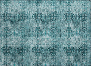 Piper Looms Chantille Organic ACN557 Teal Area Rug