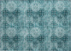 Piper Looms Chantille Organic ACN557 Teal Area Rug