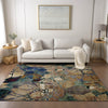 Piper Looms Chantille Floral ACN558 Beige Area Rug