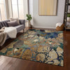 Piper Looms Chantille Floral ACN558 Beige Area Rug - Featured