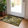 Piper Looms Chantille Floral ACN558 Brown Area Rug