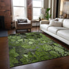 Piper Looms Chantille Floral ACN558 Fern Area Rug