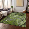 Piper Looms Chantille Floral ACN558 Fern Area Rug